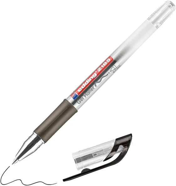 Edding Roller Kalem Cristal Jel 0,7 Mm Siyah 2185 (10 Lu Paket) ürün görseli 1