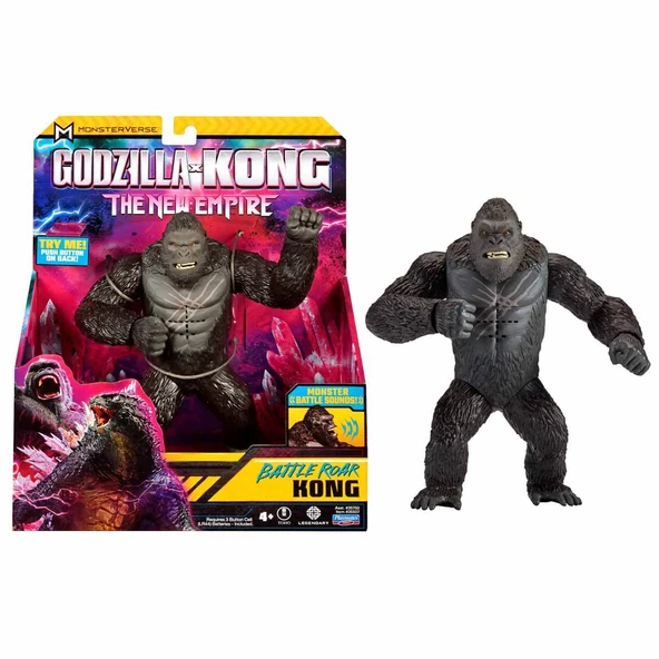 Giochi Preziosi Oyuncak Godzilla X Kong Sesli Delüks Aksiyon Figürü 18 Cm Mn305000 ürün görseli 1