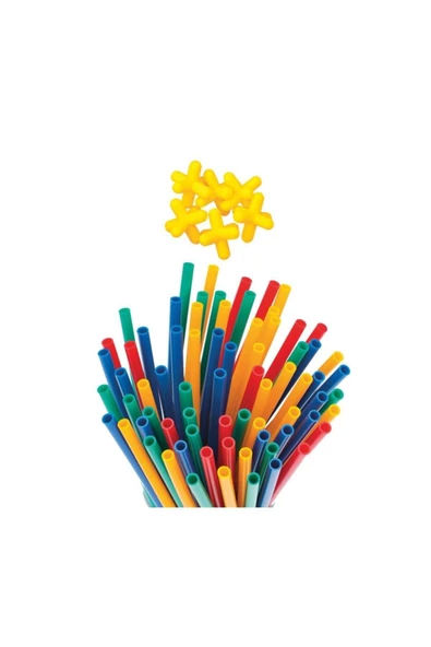 Dede Oyuncak Süper Bambu Çubuklar Lego 200 Parça 03461 - Resim 2