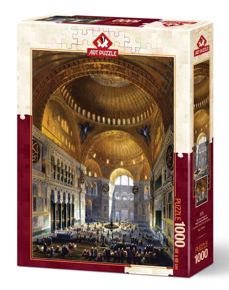 Art Puzzle 1000 Parça Puzzle Ayasofya Camiinde İlk Namaz 5252 ürün görseli 1