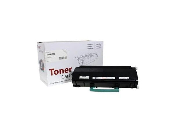 Lexmark X264 Muadil Toner Yüksek Kapasiteli (X264H11G) ürün görseli 1