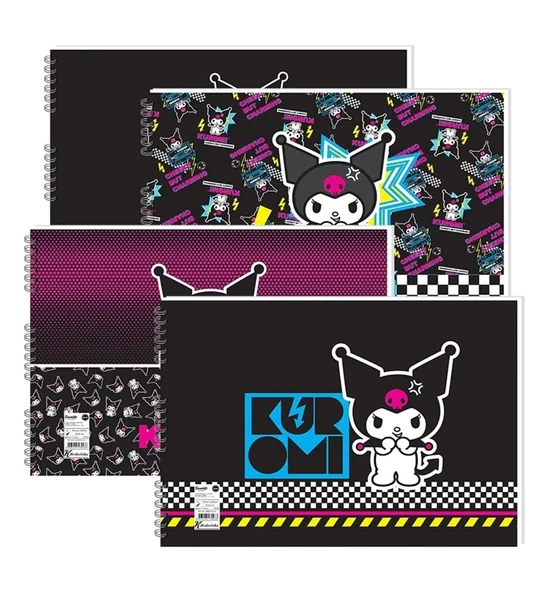 Keskin Color Kuromi Resim Defteri Spiralli 25X35 Cm 15 Yaprak 300215-12 (2 Adet) ürün görseli 1