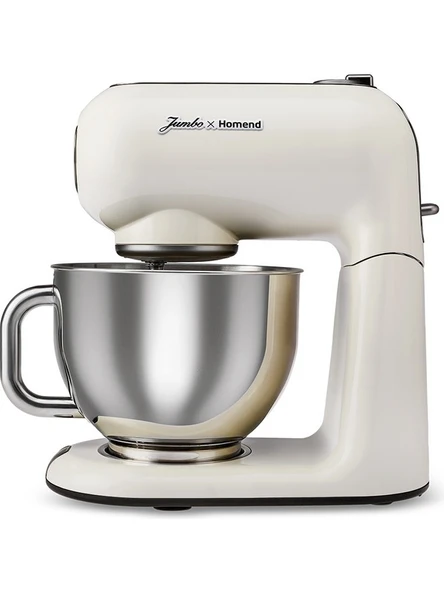 Jumbo x Homend Vintage Profashion 3026H Krem Stand Mikser 1500 Watt 5,5 Litre Paslanmaz Çelik Hazne ürün görseli 1