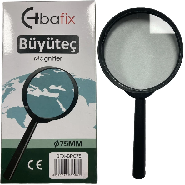 Bafix Büyüteç Plastik Çerçeveli 75 Mm Bfx-Bpc75 ürün görseli 1