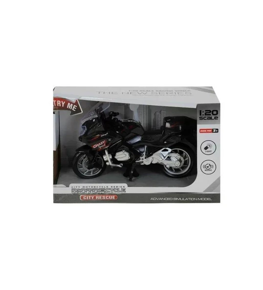 Asya Oyuncak Sesli - Işıklı Sürtmeli Motosiklet C5809-8080A-5 ürün görseli 1