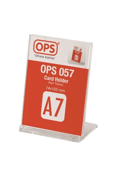 Ops Kart Tutucu A7 Dikey Dp 057 ürün görseli 1