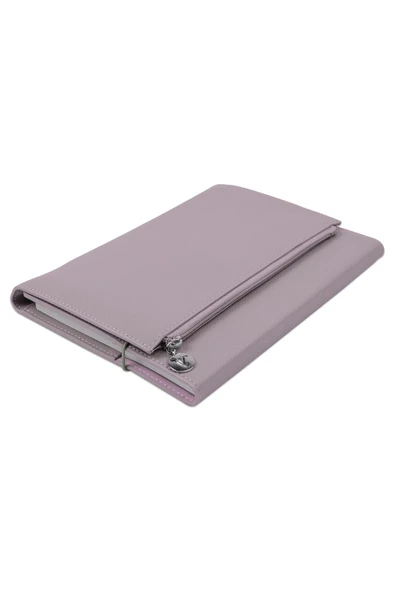 Victoria's Journals Not Defteri 14X20 Cm Zipco Clutch 80 Gram Lila 96 Yaprak Çizgili 211597 ürün görseli 1