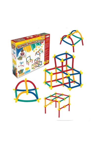 Dede Oyuncak Süper Bambu Çubuklar Lego 200 Parça 03461 ürün görseli 1
