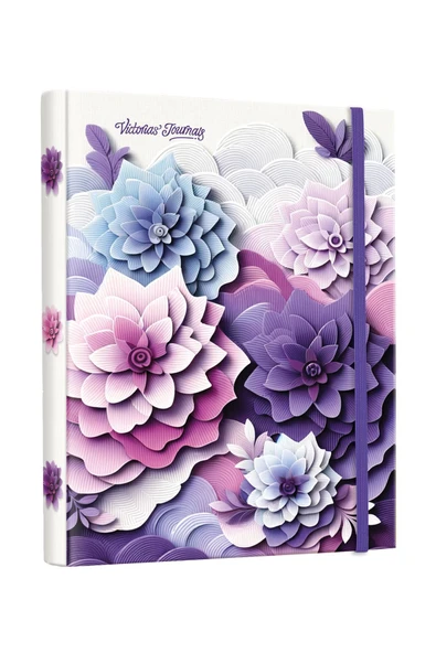 Victoria's Journals Gizli Spiralli Not Defteri 17X24 Cm 96 Yaprak Çizgili 124-1152 ürün görseli 1
