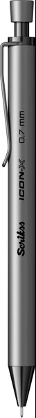 Scrikss Versatil Kalem (Mekanik Kurşun Kalem) Icon-X Metal 0.7 Mm Antrasit (12 Li Paket) ürün görseli 1