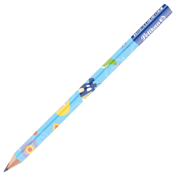 Pelikan Jumbo Başlangıç Kalemi (Kurşun Kalem) Mavi P-807401 (12 Li Paket) ürün görseli 1