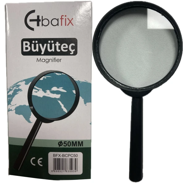 Bafix Büyüteç Cam Plastik Çerçeveli 50 Mm Bfx-Bcpc50 ürün görseli 1