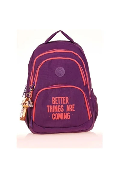 Kaukko Crazy Okul Sırt Çantası Purple K1678 ürün görseli 1