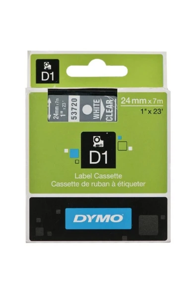Dymo D1 Şerit 24 Mm X 7 Metre Sarı / Siyah 53718 ürün görseli 1