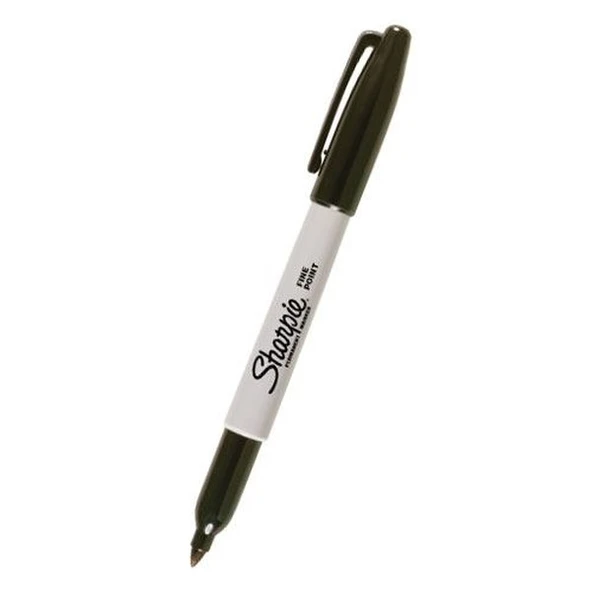 Sharpie Fine Permanent Markör Kalem Yuvarlak Uç Siyah s0810930 (12 Li Paket) ürün görseli 1