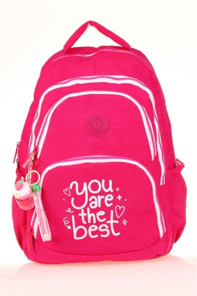 Kaukko Crazy Okul Sırt Çantası Pink K1679 ürün görseli 1
