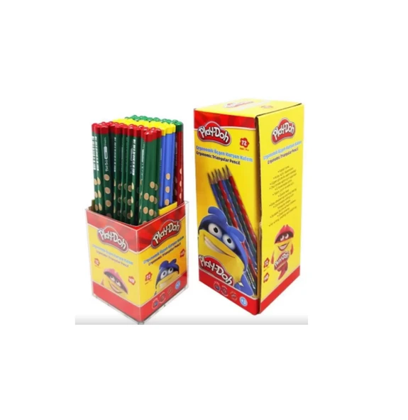 Play-Doh Oluklu Kurşun Kalem KK023 (72 Li Paket) ürün görseli 1