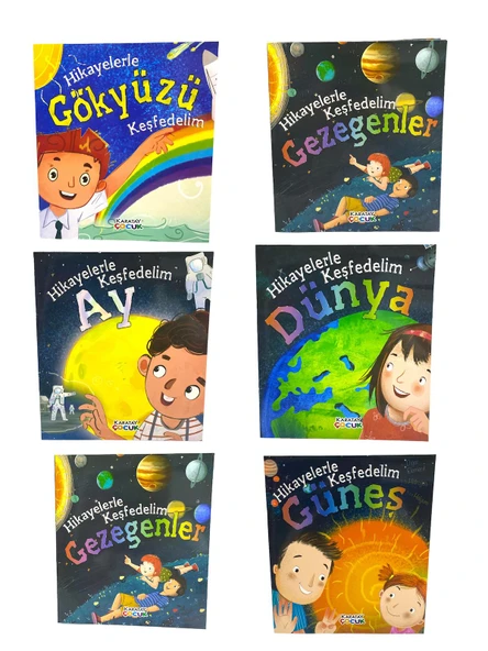Karatay Yayınları 4E Hikayelerle Uzayı Keşfedelim Serisi 6 Kitap ürün görseli 1