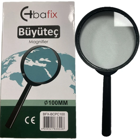 Bafix Büyüteç Cam Plastik Çerçeveli 100 Mm Bfx-Bcpc100 ürün görseli 1