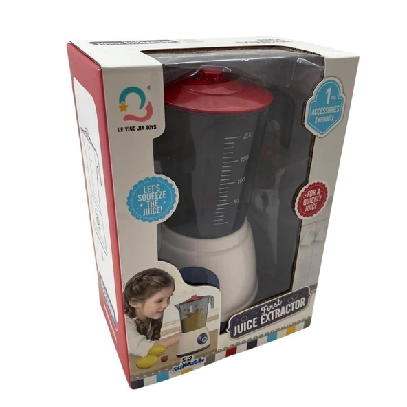 Oyuncak Fonksiyonel Blender Seti J618  Işıklı ve Sesli Mutfak Robotu Eğitici Ev Aletleri Serisi ürün görseli 1