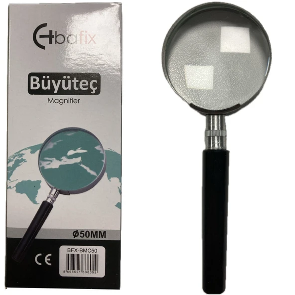 Bafix Büyüteç Cam Metal Çerçeveli 50 Mm Bfx-Bmc50 ürün görseli 1