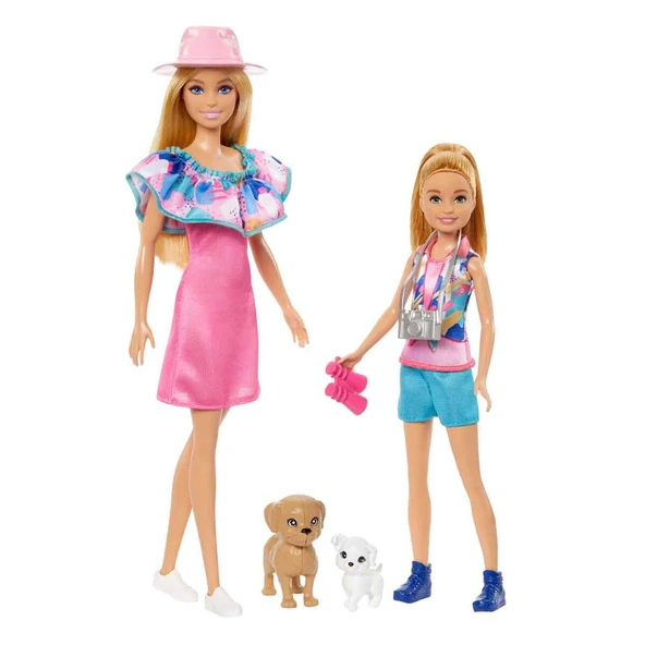 Mattel Oyuncak Barbie ve Stacie Kız Kardeşler İkili Set HRM09 ürün görseli 1
