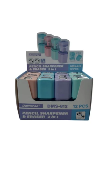 Bafix Kalemtraş Silgili Daimarse Dms-812 (12 Li Paket) ürün görseli 1