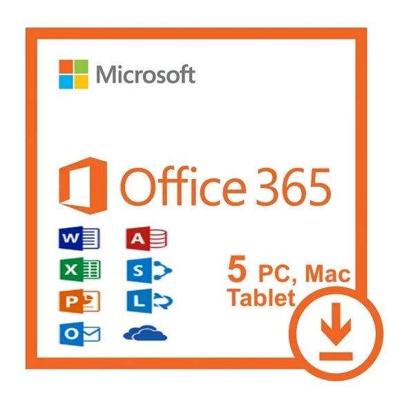 Office 365 Bireysel 5 Cihaz - ( Elektronik Lisans -Email Teslimat ) ürün görseli 1