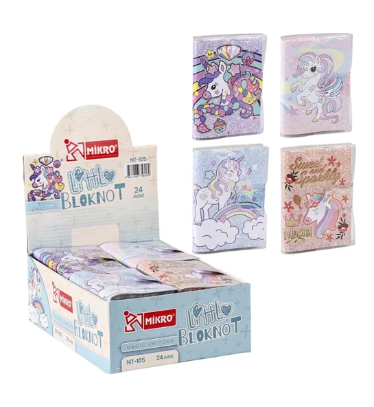Mikro Not Defteri Unicorns Nt-105 (Karışık Renk 1 Adet) ürün görseli 1