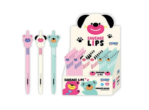 Gıpta Versatil Kalem (Mekanik Kurşun Kalem) Sausage Lips 0.7 Mm K1903 (24 Lü Paket) ürün görseli 1