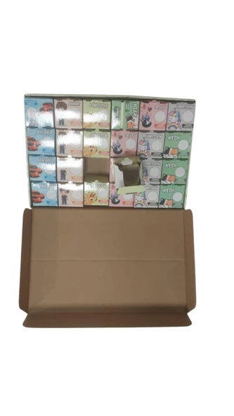 Lilamor Rulo Okul Etiketi 5X5Cm (24 Lü Paket) ürün görseli 1