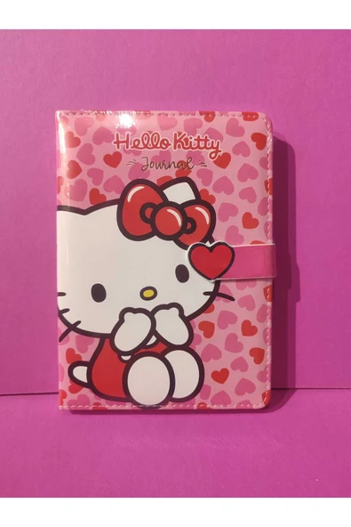 Bruno Visconti Vj Hello Kitty Ve Arkşvegan Not Defteri Deri Mıknatıslı Günlük 13X18Cm Cm 525-2028 ürün görseli 1