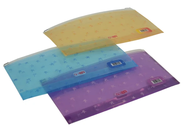 Abka Fermuarlı Dosya Kalemlik Zip Gençlik Karışık Renk (12 Li Paket) ürün görseli 1