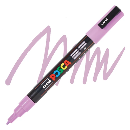 Uni-Ball Posca 0.9-1.3 Su Bazlı Boyama Kalemi Markörü Lavanta N Pc-3M (6 Lı Paket) ürün görseli 1