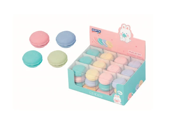 Gıpta Silgi Macaron 2 Li Pet Box 12 Li Stand K2380 ürün görseli 1