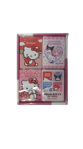 Bruno Visconti Vj Hello Kitty Not Defteri Mini Journal A7 128 Sayfa 80 Gram 525-2212 (16 Lı Paket) ürün görseli 1