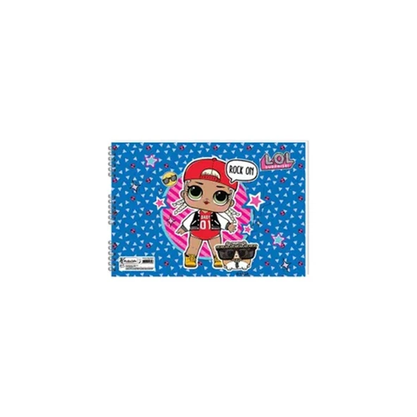 Keskin Color L.O.L. Resim Defteri Spiralli Tweens 25X35 15 Yaprak 300215-78 (Karışık Renk 1 Adet) ürün görseli 1