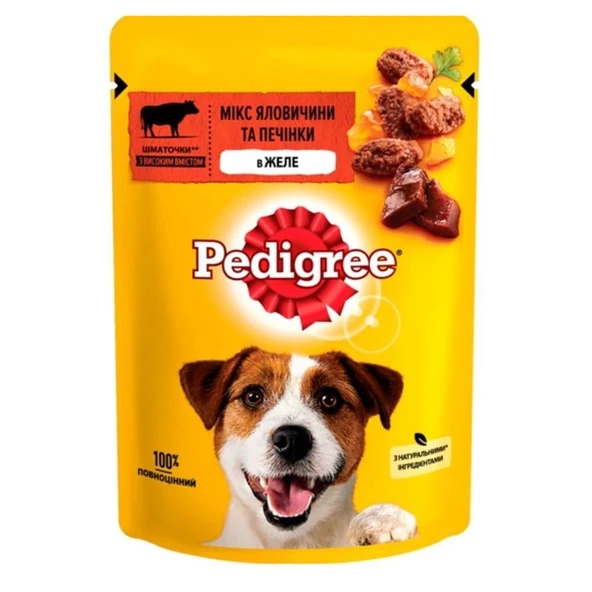 Pedigree Kuzulu Sığırlı Köpek Yaş Mama 100 Gr ürün görseli 1