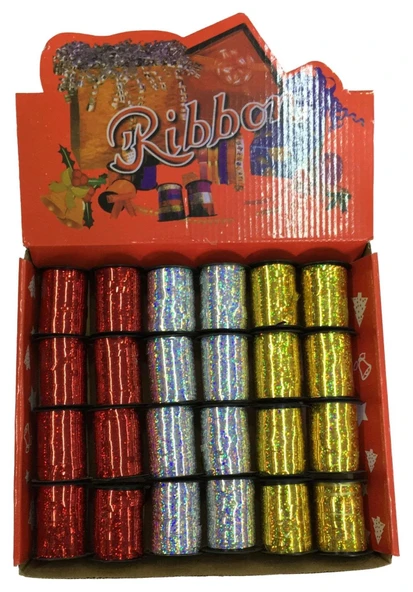 Nedi Rabant Hologramlı Rafya 5Mm X 10 Metre Pl-56798 (24 Lü Paket) ürün görseli 1