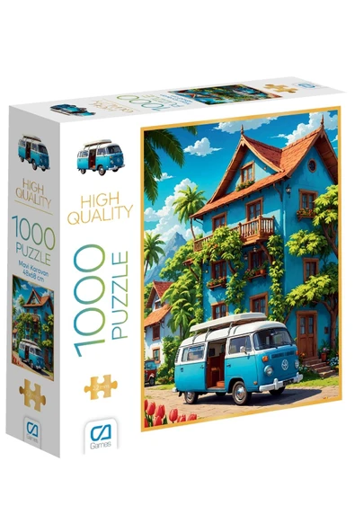Ca Games Puzzle 1000 Parça Mavi Karavan Ca1000-7054 ürün görseli 1