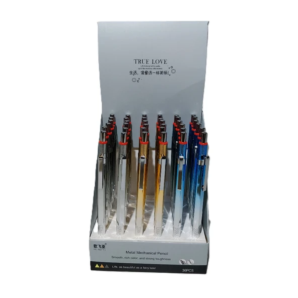 Bafix Versatil Kalem (Mekanik Kurşun Kalem) Ou Fei Ya 0.7 Mm 8768 (36 Lı Paket) ürün görseli 1