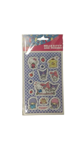 Keskin Color Hello Kitty And Friends 2 Li Kuşe Sticker 221400-13 ürün görseli 1