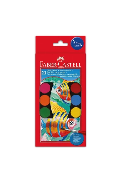 Faber-Castell Sulu Boya Büyük Boy 21 Renk 5292125021 ürün görseli 1