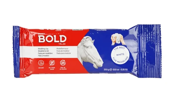 Smarta Seramik Hamuru Bold Beyaz 250 Gram ürün görseli 1
