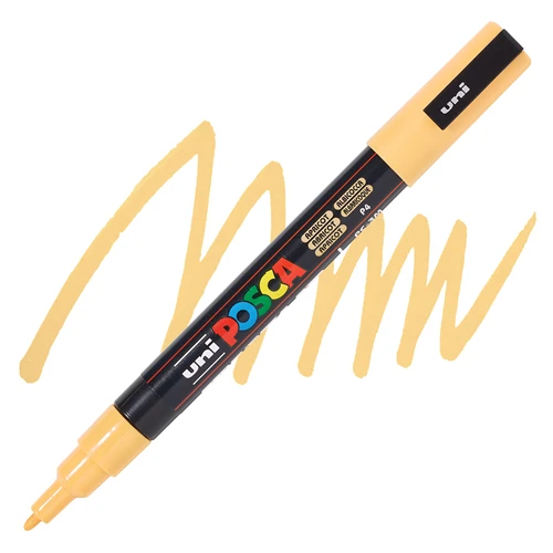 Uni-Ball Posca 0.9-1.3 Su Bazlı Boyama Kalemi Markörü Kayısı N Pc-3M (6 Lı Paket) ürün görseli 1