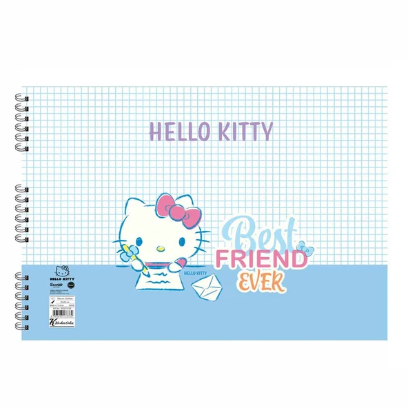 Keskin Color Resim Defteri Hello Kitty And Friends 25X35Cm 15 Yaprak 300215-13 ürün görseli 1