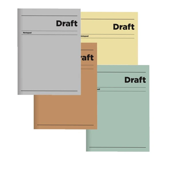 Keskin Color Kpk Ciltli Draft Defter 17X24Cm 120 Yaprak Çizgili 410541-99 (Karışık Renk 1 Adet) ürün görseli 1