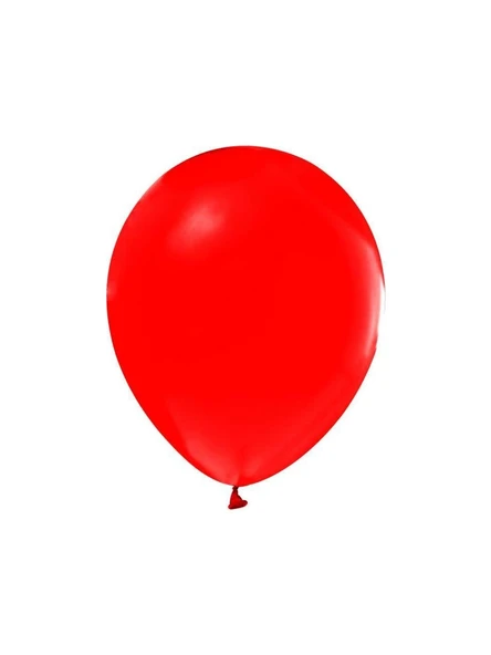 Balonevi 12" Baskı Balonu Neon Kırmızı (100 Lü Paket) ürün görseli 1