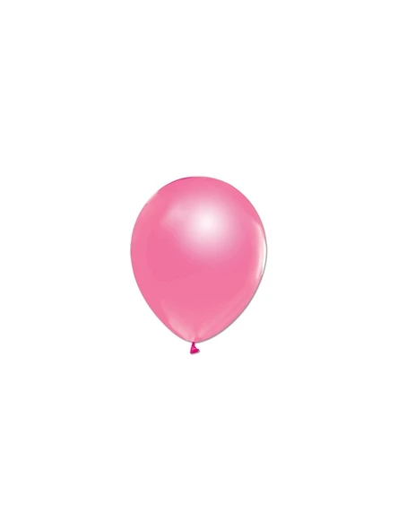 Balonevi 12" Baskı Balonu Neon Pembe (100 Lü Paket) ürün görseli 1