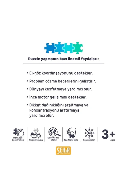 Ca Games Puzzle 1000 Parça Mavi Karavan Ca1000-7054 - Resim 2